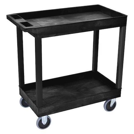 Tub Shelf Cart, High Density Polyethylene (Shelf), Polyvinyl Chloride (Leg), 500 lb. Load Capacity MPN:EC11HD-B