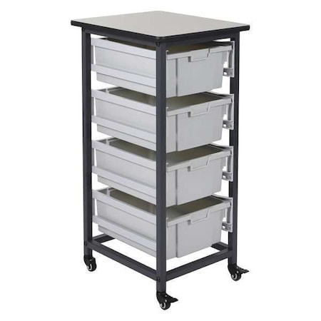 Stackable Storage Bins, (4 S) MPN:MBS-SR-4L