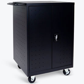 Luxor Laptop/Chromebook Computer Charging Cart For 24 Devices 31-1/8
