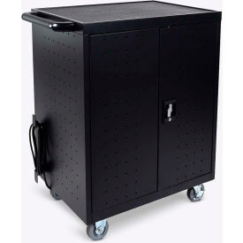 Luxor Laptop/Chromebook Charging Cart with Timer for 32 Devices 28-1/2