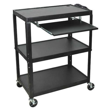 Extra Wide Adj Cart, w/Keyboard MPN:AVJ42XLKB