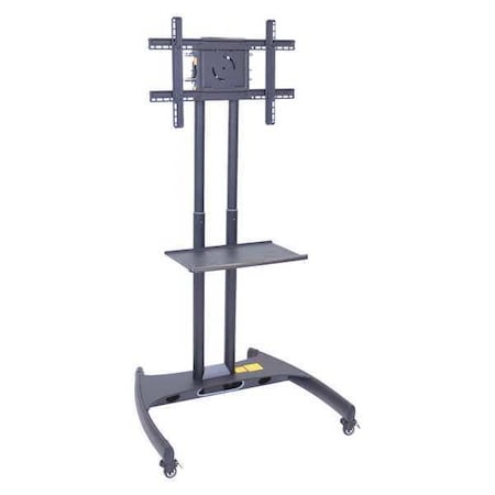 Height Adj, Flat Panel Cart, w/Shelf MPN:FP2500