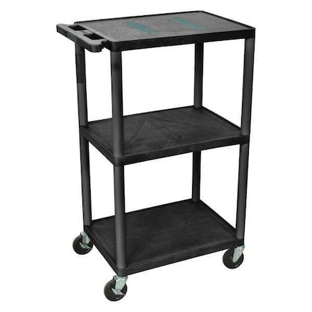 Endura, (3) Shelf A/V Cart MPN:LE42-B
