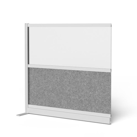 Expanse Modular Wall Room Divider System - Black Frame - 53