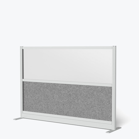 Expanse Modular Wall Room Divider System - Silver Frame - 70