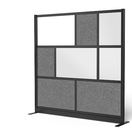 Workflow Modular Wall Room Divider System - Black Frame - 70