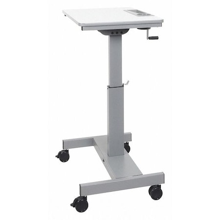 Adjustable Desk Student Sit Stand Desk with Crank Handle, 19-1/2