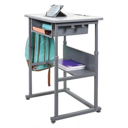 Adjustable Desk Student Desk, Manual Adjustable, 19-1/2
