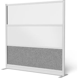 Luxor Modular Wall Room Divider Frosted Window with Whiteboard 70