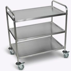 Luxor Stainless Steel Transport Cart 200 lb. Capacity 33-1/2