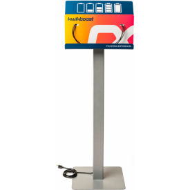 Luxor KwikBoost® Standard Courtesy Charging Station Custom Graphics with Tablet Shelf KB99031