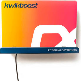 Luxor KwikBoost® Deluxe Courtesy Charging Station Wall Mounted with Custom Graphics KB99035