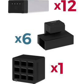 KwikBoost EdgePower™ Desktop Charging Station System - Constant Use Bundle KBEP-12B6C9