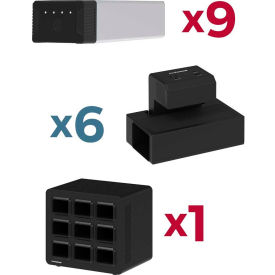 KwikBoost EdgePower™ Desktop Charging Station System - Heavy Use Bundle KBEP-9B6C9