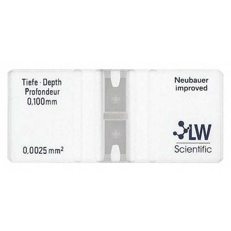 Hemacytometer, Two Counting Areas MPN:CTL-HEMM-GLDR