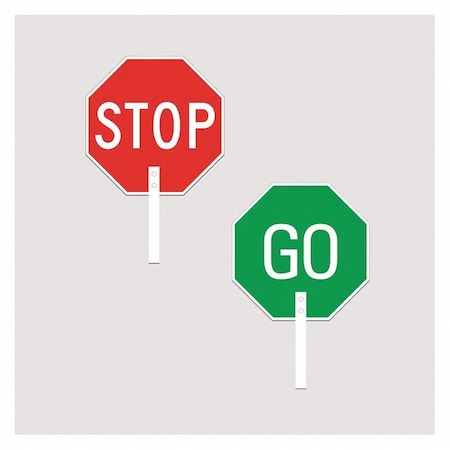 Stop Sign, 18 in Aluminum MPN:T1-6266-EG_18x18