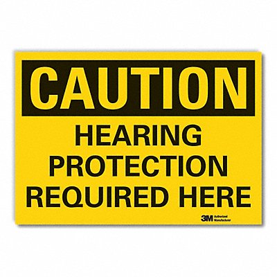 Hearing Caution Rflct Label 7inx10in MPN:LCU3-0341-RD_10x7 Hearing Caution Rflct Label 7inx10in MPN:LCU3-0341-RD_10x7