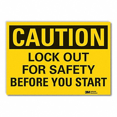 Lockout Tagout Caution Rflctv Labl 5x7in MPN:LCU3-0363-RD_7x5 Lockout Tagout Caution Rflctv Labl 5x7in MPN:LCU3-0363-RD_7x5
