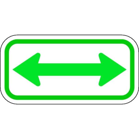Arrow Supplemental Parking Sign, 6