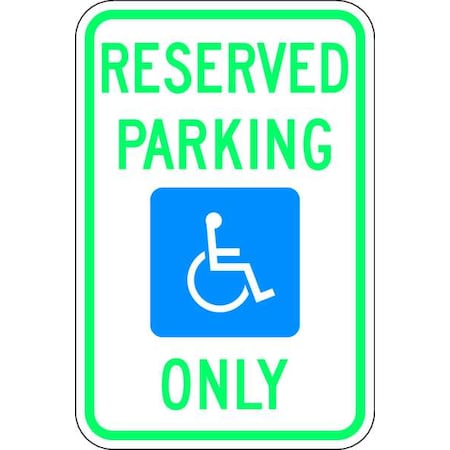 ADA Handicapped Parking Sign, 18