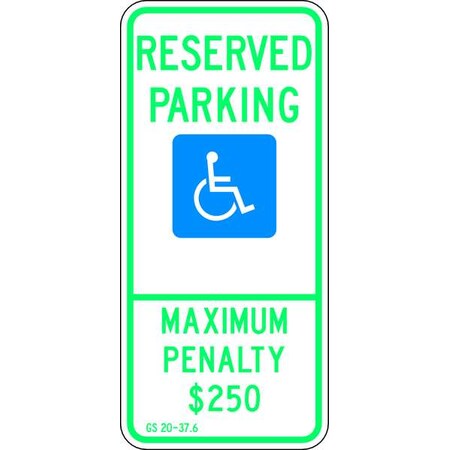 Handicap Parking Sign, 12