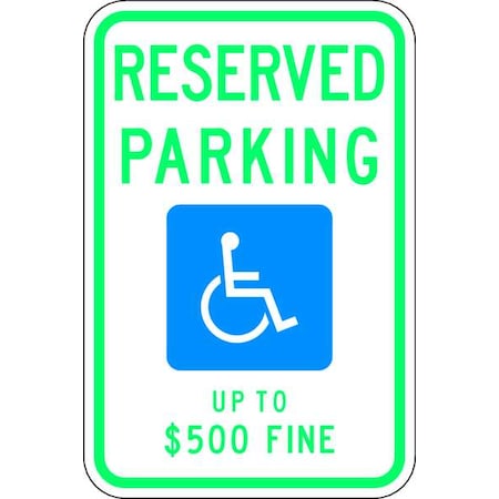 ADA Handicapped Parking Sign, 18