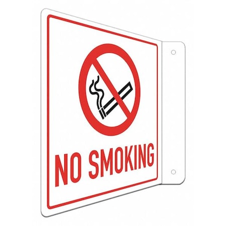 Safety Sign, 8 in H, 8 in W, L-Shape Projection, English, LCFL-0013-RA_8x8 MPN:LCFL-0013-RA_8x8