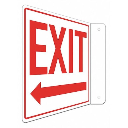 Exit Sign, Recycled Aluminum, 8