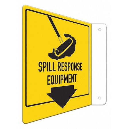 Spill Response Equipment, 8 in W x 8 in H, L-Shape Projection, Aluminum, LCFL-0029-NA_8x8 MPN:LCFL-0029-NA_8x8