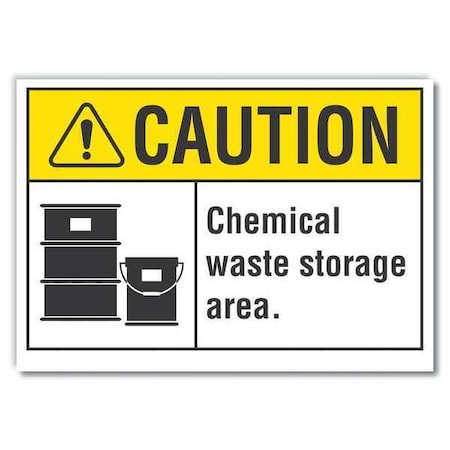 Caution Sign, 7 in H, 10 in W, Non-PVC Polymer, Vertical Rectangle, English, LCU3-0090-ED_10x7 MPN:LCU3-0090-ED_10x7