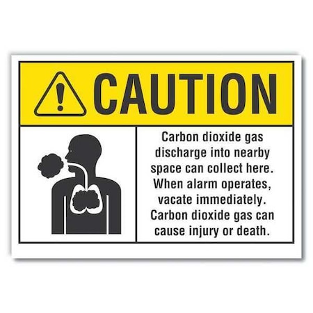 Caution Sign, 7 in H, 10 in W, Non-PVC Polymer, Vertical Rectangle, English, LCU3-0093-ED_10x7 MPN:LCU3-0093-ED_10x7