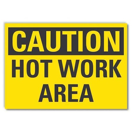 Caution Sign, 7 in H, 10 in W, Reflective Sheeting, Vertical Rectangle, English, LCU3-0221-RD_10x7 MPN:LCU3-0221-RD_10x7