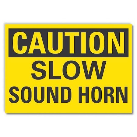 Lift Truck Traffic Caution Reflective Label, 5 in H, 7 in W, English, LCU3-0239-RD_7x5 MPN:LCU3-0239-RD_7x5