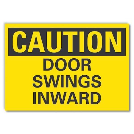 Caution Sign, 7 in H, 10 in W, Reflective Sheeting, Vertical Rectangle, English, LCU3-0252-RD_10x7 MPN:LCU3-0252-RD_10x7