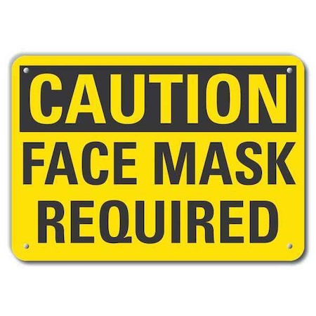 Caution Sign, Recycled Aluminum, 10 in. H MPN:LCU3-0253-RA_14x10