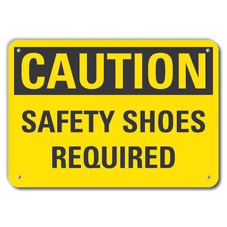 Caution Sign, Recycled Aluminum, 7 in. H, LCU3-0269-RA_10x7 MPN:LCU3-0269-RA_10x7