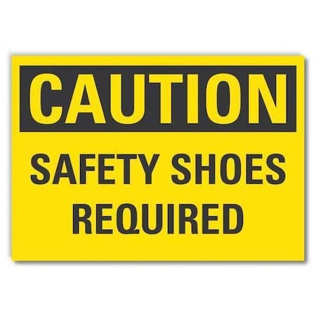 Caution Sign, Self-Adhesive Vinyl, 7 in. H, LCU3-0269-RD_10x7 MPN:LCU3-0269-RD_10x7