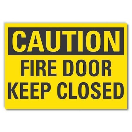 Caution Sign, Self-Adhesive Vinyl, 5 in. H MPN:LCU3-0272-RD_7x5