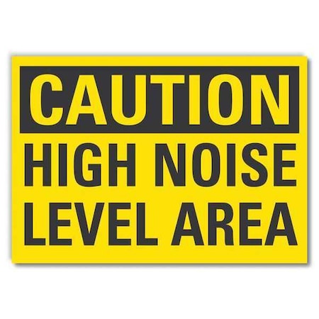 Caution Sign, 3 1/2 in Height, 5 in Width, Reflective Sheeting, Horizontal Rectangle, English MPN:LCU3-0273-RD_5x3.5