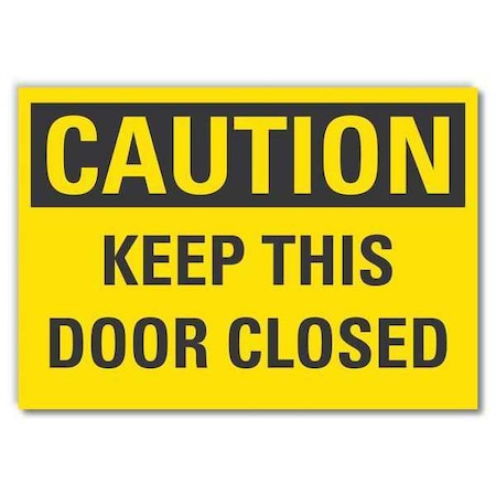 Caution Sign, 3 1/2 in H, 5 in W, Reflective Sheeting, Horizontal, English, LCU3-0275-RD_5x3.5 MPN:LCU3-0275-RD_5x3.5