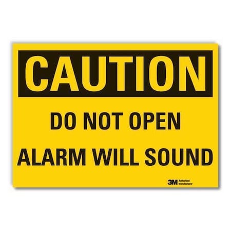 Caution Sign, 7 in H, 10 in W, Non-PVC Polymer, Vertical Rectangle, English, LCU3-0315-ED_10x7 MPN:LCU3-0315-ED_10x7