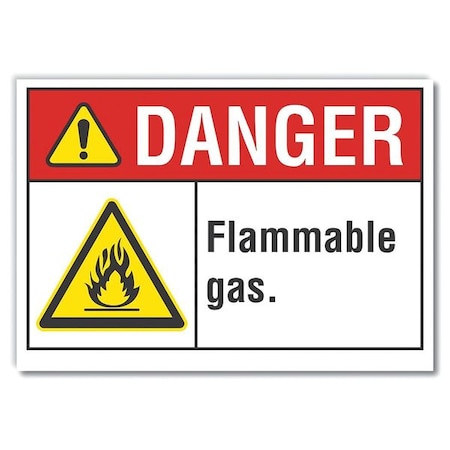 Danger Sign, 7 in H, 10 in W, Non-PVC Polymer, Vertical Rectangle, English, LCU4-0016-ED_10x7 MPN:LCU4-0016-ED_10x7