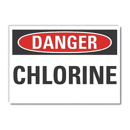 Danger Sign, 7 in H, 10 in W, Non-PVC Polymer, Vertical Rectangle, English, LCU4-0316-ED_10x7 MPN:LCU4-0316-ED_10x7