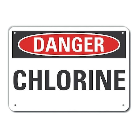 Danger Sign, 7 in H, 10 in W, Plastic, Vertical Rectangle, English, LCU4-0316-NP_10X7 MPN:LCU4-0316-NP_10X7