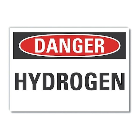 Danger Sign, 10 in H, 14 in W, Non-PVC Polymer, Horizontal Rectangle, English, LCU4-0319-ED_14x10 MPN:LCU4-0319-ED_14x10