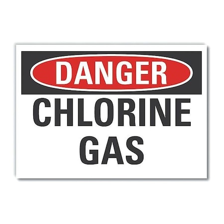 Danger Sign, 10 in H, 14 in W, Non-PVC Polymer, Horizontal Rectangle, English, LCU4-0352-ED_14x10 MPN:LCU4-0352-ED_14x10