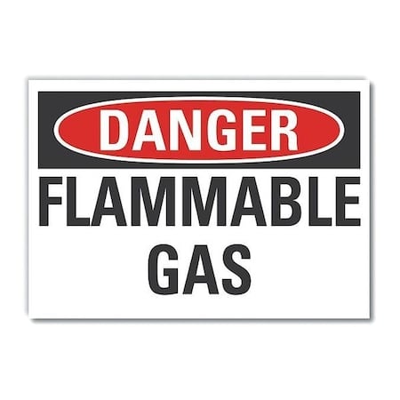 Danger Sign, 7 in H, 10 in W, Non-PVC Polymer, Vertical Rectangle, English, LCU4-0357-ED_10x7 MPN:LCU4-0357-ED_10x7
