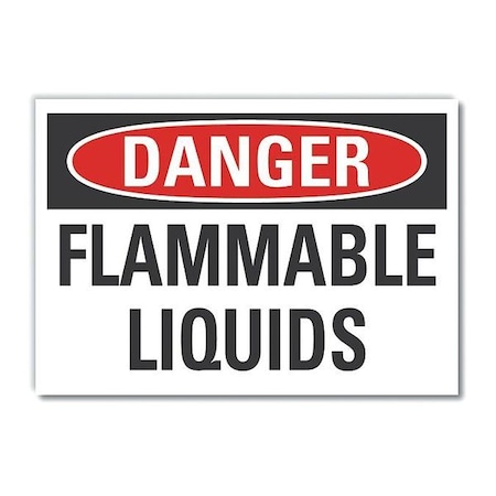 Danger Sign, 7 in H, 10 in W, Non-PVC Polymer, Vertical Rectangle, English, LCU4-0390-ED_10x7 MPN:LCU4-0390-ED_10x7