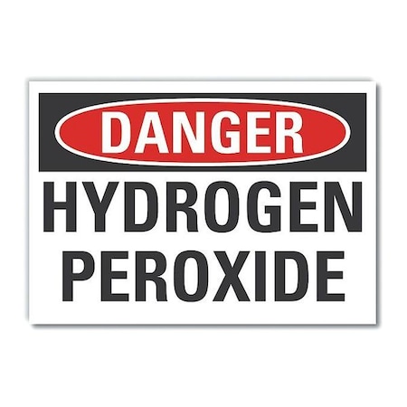Danger Sign, 7 in H, 10 in W, Non-PVC Polymer, Vertical Rectangle, English, LCU4-0395-ED_10x7 MPN:LCU4-0395-ED_10x7