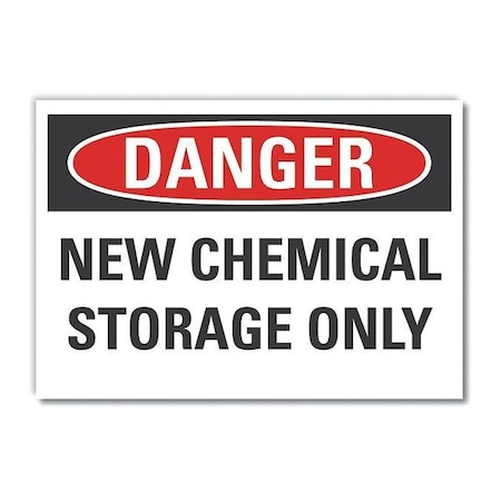 Danger Sign, 7 in H, 10 in W, Non-PVC Polymer, Vertical Rectangle, English, LCU4-0490-ED_10x7 MPN:LCU4-0490-ED_10x7